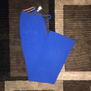 Blue heart soul scrub bottoms